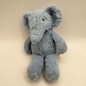 Jellycat Tiny Baby Piper Elephant Plush Mini 5.5” Blue Grey RARE Gap Exclusive